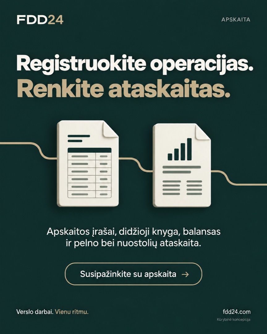 Jūsų verslas viename lange. Be ERP projekto.